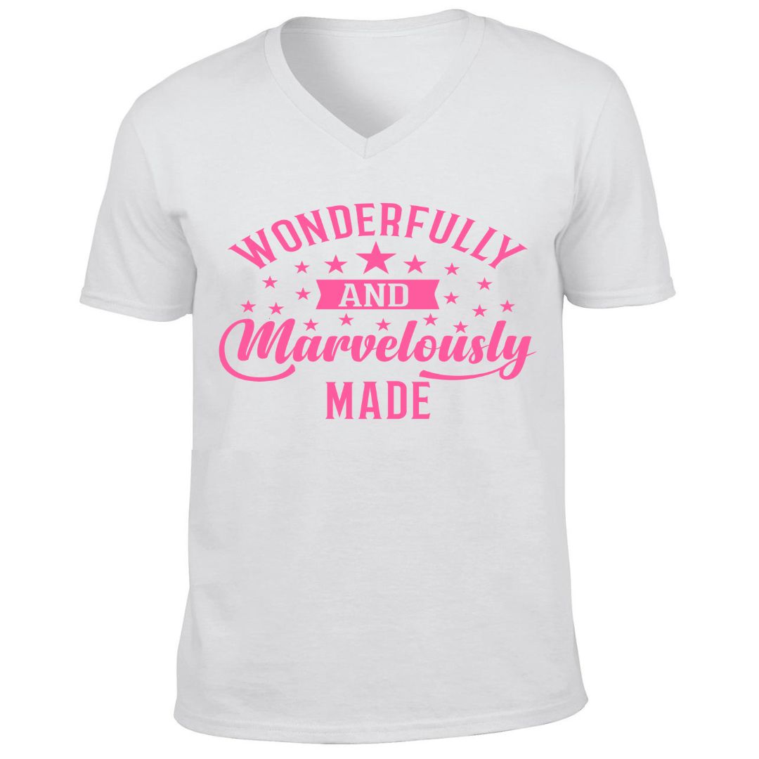 Wonderfully & Marvelously Made V-Neck (Unisex) - New