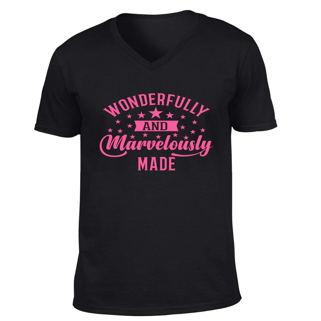 Wonderfully & Marvelously Made V-Neck (Unisex) - New