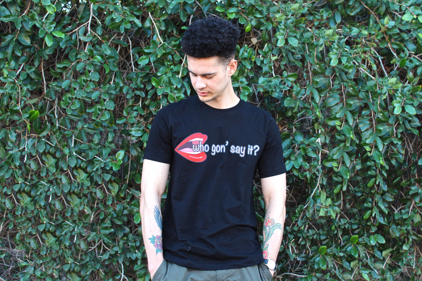 Who Gon' Say It? Signature Tee (Unisex)